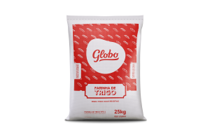 Farinha de Trigo Globo Original 25KG -Tipo 1- Plástico