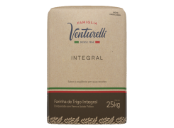 Farinha de Trigo Famiglia Venturelli Integral 25 kg- Papel 