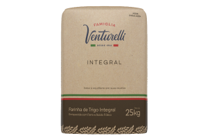 Farinha de Trigo Famiglia Venturelli Integral 25 kg- Papel 