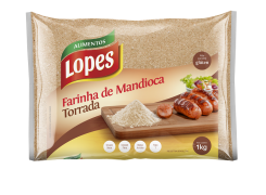 Farinha de Mandioca Lopes Torrada- 20x1kg