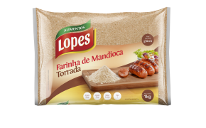 Farinha de Mandioca Lopes Torrada- 20x1kg