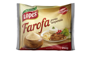 Farofa Temperada Sabor Tradicional-24x250g