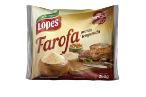 Farofa Temperada sabor Churrasco-24x250g