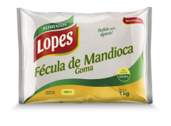 Fécula de Mandioca Lopes- 20x1kg