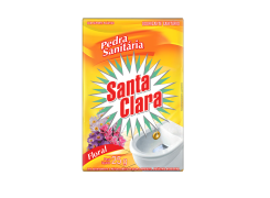 Pedra Sanitária Cartucho Santa Clara Floral 48x25gr 