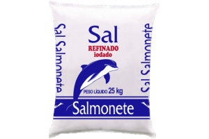 Sal Refinado Iodado Salmonete 25Kg