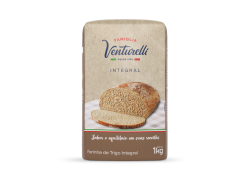 Farinha de Trigo Famiglia Venturelli Integral- 10x1kg