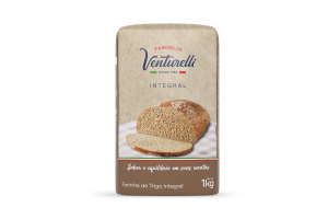 Farinha de Trigo Famiglia Venturelli Integral- 10x1kg