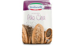 Mistura para Pão de Chia Famiglia Venturelli - 10x1kg