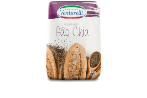 Mistura para Pão de Chia Famiglia Venturelli - 10x1kg