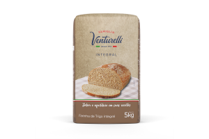 Farinha de Trigo Famiglia Venturelli Integral- 5x5kg